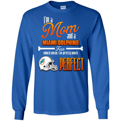 Cool Pretty Perfect Mom Fan Miami Dolphins T Shirt