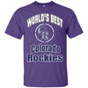 Amazing World's Best Dad Colorado Rockies T Shirts