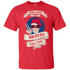 Skull Say Hi Atlanta Braves T Shirts