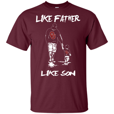 Happy Like Father Like Son Oklahoma Sooners T Shirts