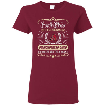 Good Girls Go To Heaven Arizona Diamondbacks Girls T Shirts