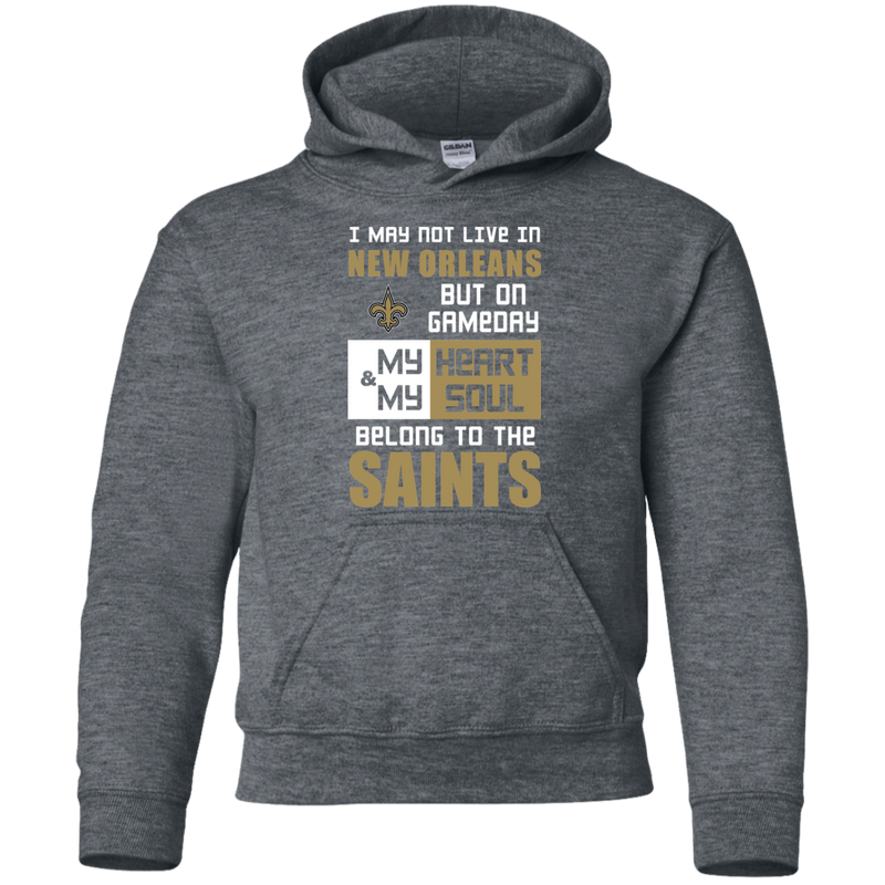 My Heart And My Soul Belong To The New Orleans Saints T Shirts