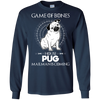 Game Of Bones House Pug Mailman Is Coming T Shirts