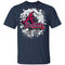 Colorful Earthquake Art Atlanta Braves T Shirt