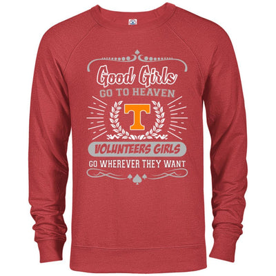 Good Girls Go To Heaven Tennessee Volunteers Girls T Shirts