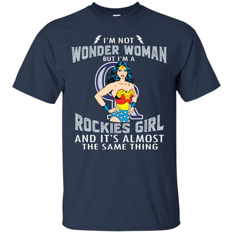 I'm Not Wonder Woman Colorado Rockies T Shirts