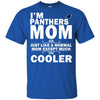 A Normal Mom Except Much Cooler Carolina Panthers T Shirts