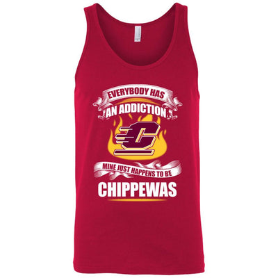 Everybody Has An Addiction Mine Just Happens To Be Central Michigan Chippewas T Shirt