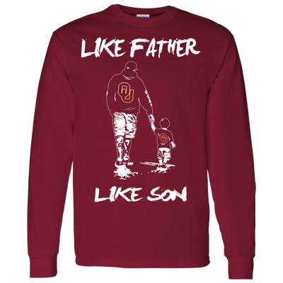 Happy Like Father Like Son Oklahoma Sooners T Shirts