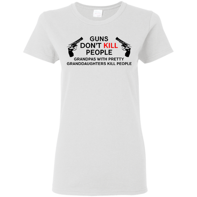 Gun Don't Kill People T Shirts V2