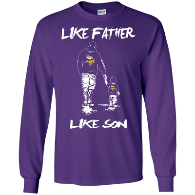 Happy Like Father Like Son Minnesota Vikings T Shirts