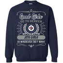 Good Girls Go To Heaven Winnipeg Jets Girls T Shirts