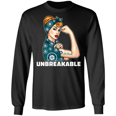 Beautiful Girl Unbreakable Go Seattle Mariners T Shirt