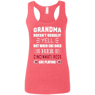 Grandma Doesn't Usually Yell Cincinnati Reds T Shirts