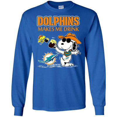 Miami Dolphins Make Me Drinks T-Shirt