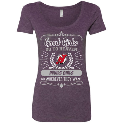 Good Girls Go To Heaven New Jersey Devils Girls T Shirts