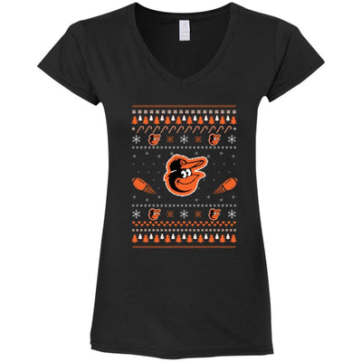 Baltimore Orioles Stitch Knitting Style Ugly T Shirts WNG