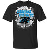 Colorful Earthquake Art Carolina Panthers T Shirt