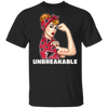 Beautiful Girl Unbreakable Go Atlanta Falcons T Shirt