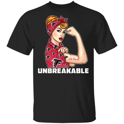 Beautiful Girl Unbreakable Go Atlanta Falcons T Shirt