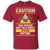 Caution This Person May Talk About Pug Anytime T Shirts