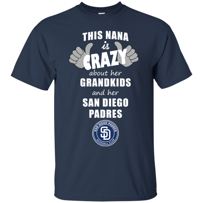 This Nana Is Crazy About Her Grandkids And Her San Diego Padres T Shirts
