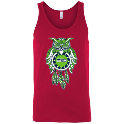 Dreamcatcher Owl Seattle Seahawks T Shirt