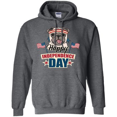 Happy Independence Day Pug T Shirts V2