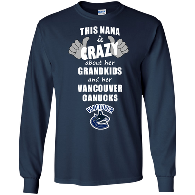 This Nana Is Crazy About Her Grandkids And Her Vancouver Canucks T Shirts