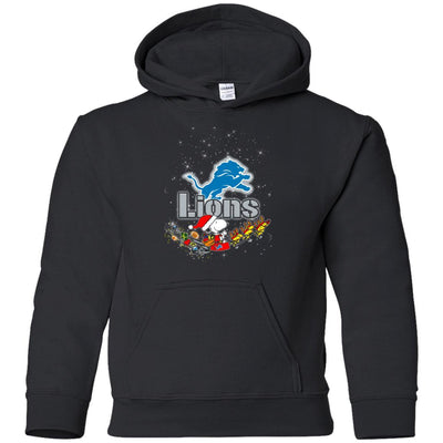 Snoopy Christmas Detroit Lions T Shirts