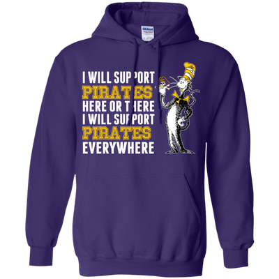 I Will Support Everywhere East Carolina Pirates T Shirts