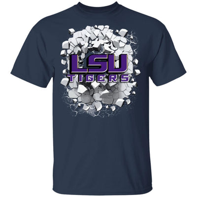 Colorful Earthquake Art LSU Tigers T Shirt