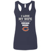 I Love My Wife And Cheering For My Chicago Bears T Shirts