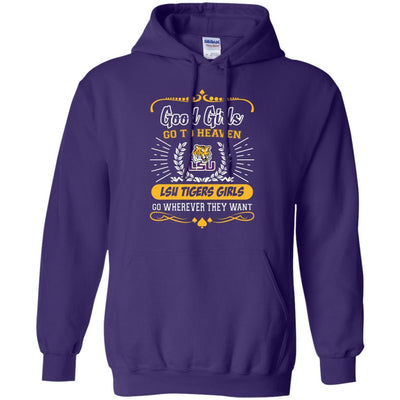 Good Girls Go To Heaven LSU Tigers Girls T Shirts