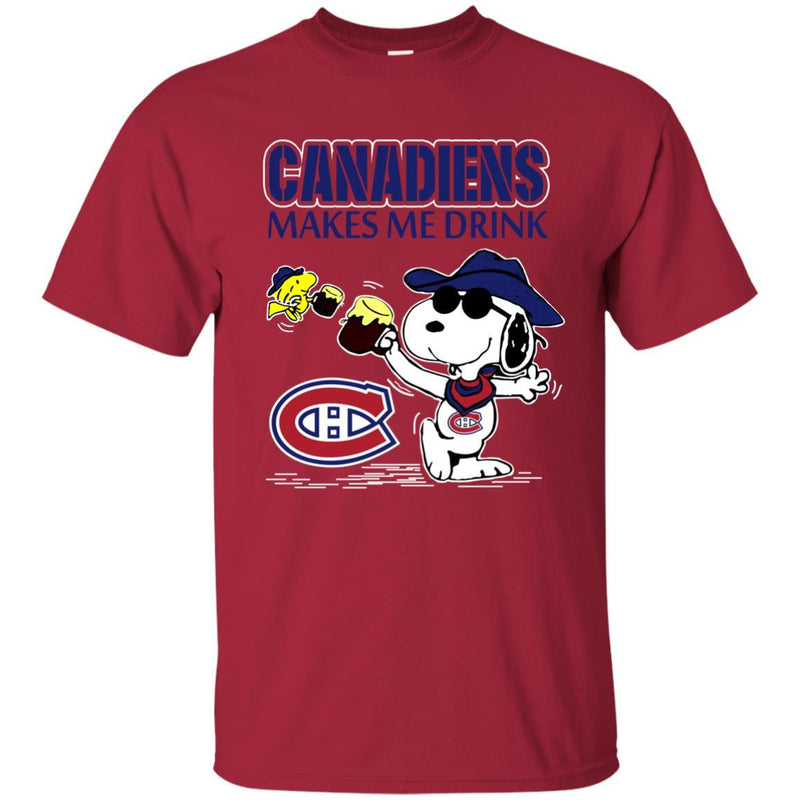 Montreal Canadiens Make Me Drinks T-Shirt