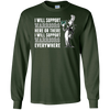 I Will Support Everywhere Hawaii Rainbow Warriors T Shirts