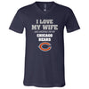 I Love My Wife And Cheering For My Chicago Bears T Shirts