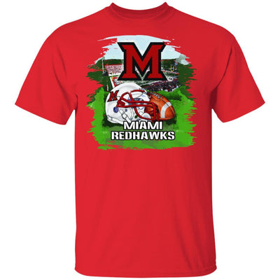 Special Logo Miami RedHawks Home Field Advantage T Shirt