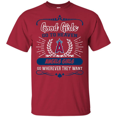 Good Girls Go To Heaven Los Angeles Angels Girls T Shirts