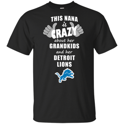 This Nana Is Crazy About Her Grandkids And Her Detroit Lions T Shirts
