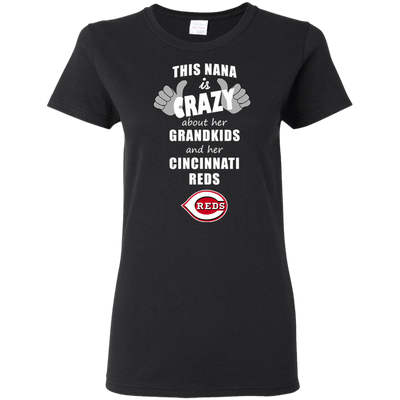 This Nana Is Crazy About Her Grandkids And Her Cincinnati Reds T Shirts