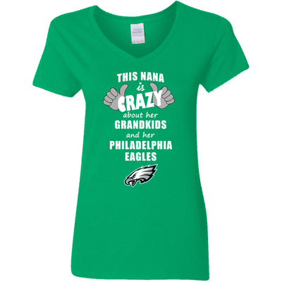 This Nana Is Crazy About Her Grandkids And Her Philadelphia Eagles T Shirts