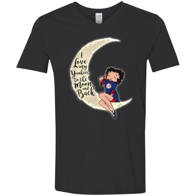 BB I Love My New York Yankees To The Moon And Back T Shirt - Best Funny Store