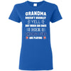 Grandma Doesn't Usually Yell Chicago Cubs T Shirts