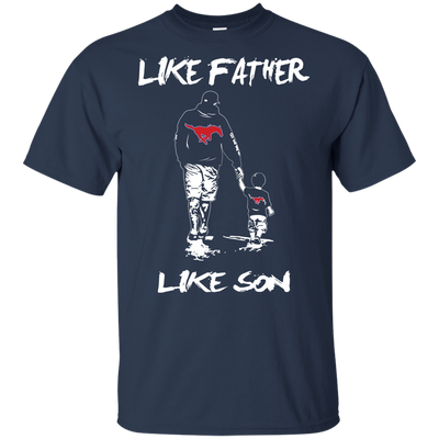 Happy Like Father Like Son SMU Mustangs T Shirts