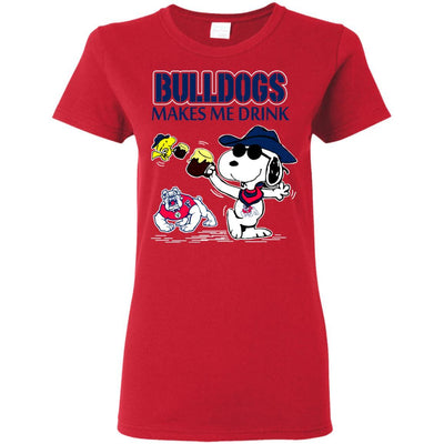 Fresno State Bulldogs Make Me Drinks T Shirt