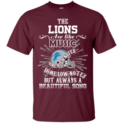 The Detroit Lions Are Like Music T Shirt