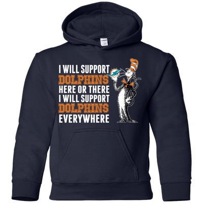 I Will Support Everywhere Miami Dolphins T Shirts