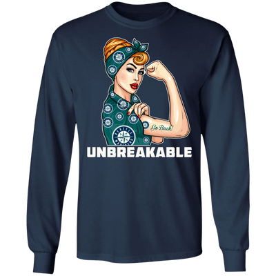 Beautiful Girl Unbreakable Go Seattle Mariners T Shirt