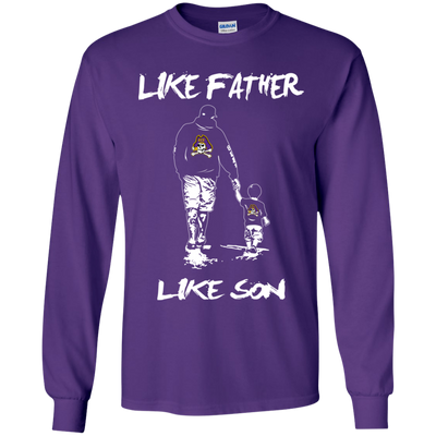 Happy Like Father Like Son East Carolina Pirates T Shirts